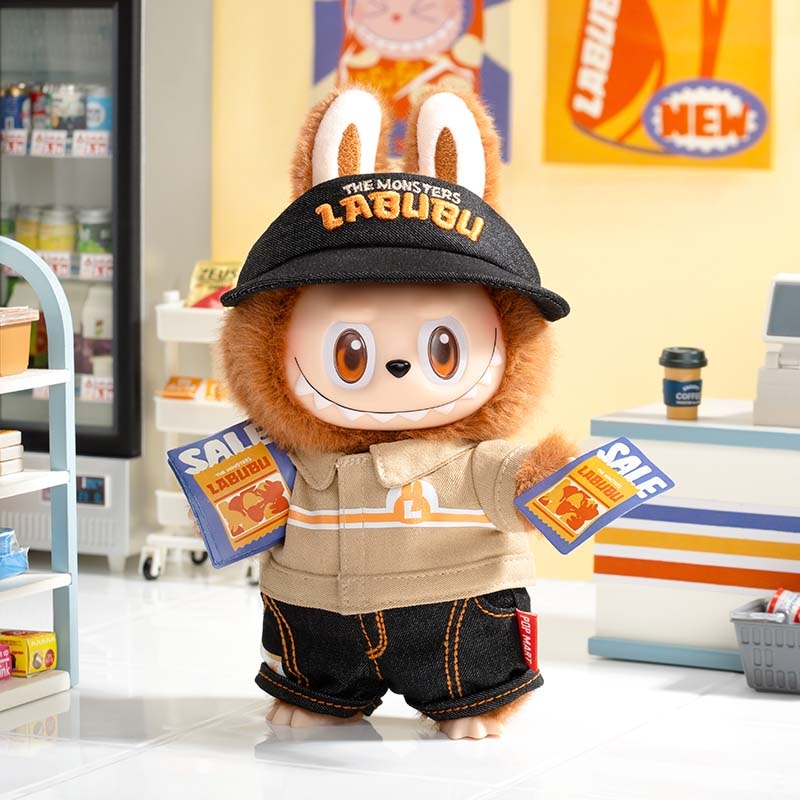 THE MONSTERS Labubu Wacky Mart Series Plush, Hanging Card (PRE-ORDER) THE MONSTERS Labubu Wacky Mart - Pop Box